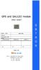 GPS and GALILEO module SPEC SHEET CODE NO. CUSTOMER MODEL NAME INVESTIGATION INSPECTION APPROVAL Version 1.