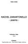 RACHEL ZARANTONELLO - poems -