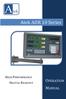 Atek ADR 10 Series HIGH PERFORMANCE DIGITAL READOUT OPERATION MANUAL