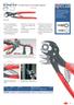 85 Smart Grip, the Water Pump pliers with automatic adjustment