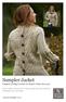 Sampler Jacket Designed by Meg Crowther for Blacker Classic Aran yarn