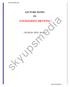 LECTURE NOTES skyupsmedia HYDRAULIC MACHINES II B. Tech I semester (JNTUH-R13) I B.TECH. JNTU (R16)
