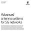 Advanced antenna systems for 5G networks