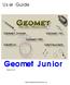 User Guide. Geomet Junior. Version Helmel Engineering Products, Inc.