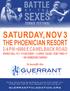 SATURDAY, NOV 3 THE PHOENICIAN RESORT 2-4 PM 6000 E CAMELBACK ROAD SPARKS WILL FLY A FUN EVENT A GREAT CAUSE DON T MISS IT! NO ADMISSION CHARGE