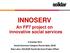INNOSERV. An FP7 project on innovative social services