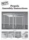 CountryAccents Pergola Assembly Instructions