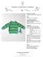 Stripe-o-saurus Sweater Designed by Universal Yarn Design Team. SIZES 3-6 mos (1, 2, 4, 6, 8, 10) years