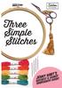 Three Simple Stitches