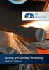 TDE Equipment and Manufacturing. Cutting and Grinding Technology PRODUCT CATALOG