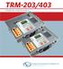 TRM-203/403 transformer resistance meters