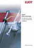 EJOT Solar fastenings. For fastening of uprights for solar and photovoltaic installations
