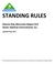 STANDING RULES. Atlantic Bay-Mountain Region #19 Sweet Adelines International, Inc. updated May 2017