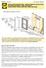 INSTALLATION INSTRUCTIONS - INSTRUCCIONES DE INSTALACION FOR HURRICANESHIELD IMPACT-RESISTANT DOUBLE-HUNG, SINGLE-HUNG AND SIMULATED-HUNG