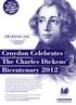 Croydon Celebrates The Charles Dickens Bicentenary 2012