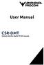 User Manual. CSR-DMT channel selective digital TETRA repeater