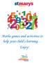 Maths games and activities to help your child s learning Enjoy!