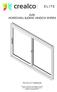 .crealco Interlockers & Meeting Stiles Limitation Chart Cross Sectional Detail Sidelight Bottom Rail Assembly of Side Light Adaptor