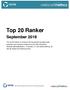 Top 20 Ranker. September 2018