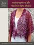 Maharashtra Silk rosebud lace shawl