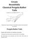 Create Beautifully Classical Pergola Rafter Tails