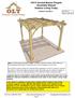 10X12 Arched Breeze Pergola Assembly Manual Outdoor Living Today