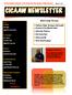 CICAAW NEWSLETTER. Website CICAAW.org. What s Inside This Issue. Central Indiana Chapter of the American Association of Woodturners March 2018