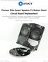 Pioneer Elite Smart Speaker F4 Button Panel Circuit Board Replacement