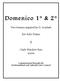 Domenico 1 & 2. Two Sonatas inspired by D. Scarlatti. for Solo Piano. Clark Winslow Ross