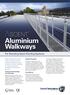 Aluminium Walkways. For Standing Seam Roofing Systems
