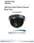 550 Line Color Dome Camera Focus Free