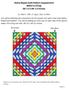 Aloha Ripple Quilt Pattern Supplement Make it a King! 98 1/2 x 98 1/2 inches