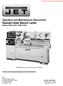 Operation and Maintenance Instructions Geared Head Bench Lathe Models GHB-1340A, GHB-1440A
