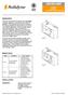 TECH/DATA SHEET. Application. Model Chart. slon-5. slon-6. slon Fan Coil Controller INSTALLATION. Inspection