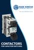 CONTACTORS FOR CAPACITOR SWITCHING