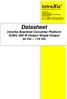 Datasheet intrexis Boardnet Converter Platform IC304, 500 W-Output Single-Output 24 Vin 110 Vin