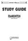STUDY GUIDE FRANKENSTEIN MARY SHELLEY