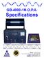 GB-4000 / M.O.P.A. Specifications