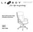 Big & Tall Executive Chair Assembly Instructions