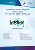 Customized Photon Multiplier Module Head PV- HM 9XZ / 13XZ /19XZ series