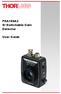 PDA100A2 Si Switchable Gain Detector. User Guide
