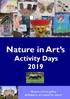 Nature in Art s Activity Days 2019