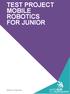 TEST PROJECT MOBILE ROBOTICS FOR JUNIOR