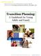 Transition Planning: A Guidebook for Young Adults and Family