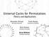 Universal Cycles for Permutations Theory and Applications