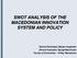 SWOT ANALYSIS OF THE MACEDONIAN INNOVATION SYSTEM AND POLICY