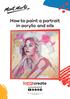 How to paint a portrait in acrylic and oils