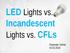 LED Lights vs. Incandescent