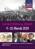 4-10 March Local History Week.