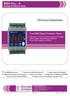 Technical Datasheet. True RMS Digital Protection Relay. Voltage Protection Relay